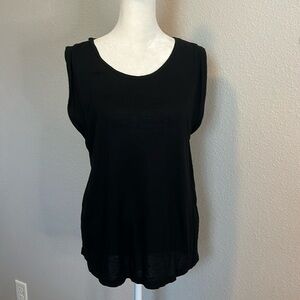 JCrew Modal Muscle Tank Top Black Size Small